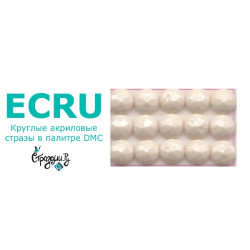 Стразы DMC Ecru / 3868 круглые для алмазной мозаики 200-220 шт